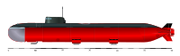 Losharik silhouette (Losharik class)