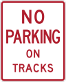 R8-1cT No parking on tracks