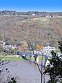 Original Milton–Madison Bridge as seen from Milton, Kentucky