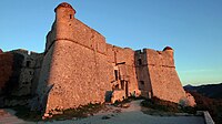 East side of the fort during sunrise.