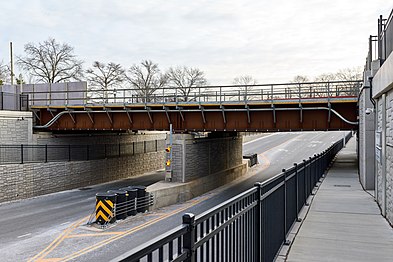 One of the underpasses in 2022