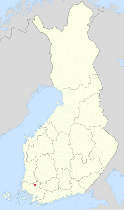 Location of Oripää in Finland