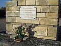 Une plaque dans le cimetière de Septfonds (82) en novembre 2012.