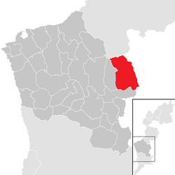 Location within Oberwart district