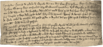 Petition from the men of the manor of Darnhall to King Edward I