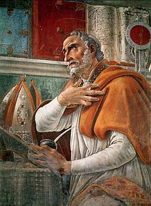 Saint Augustin, par Sandro Botticelli.