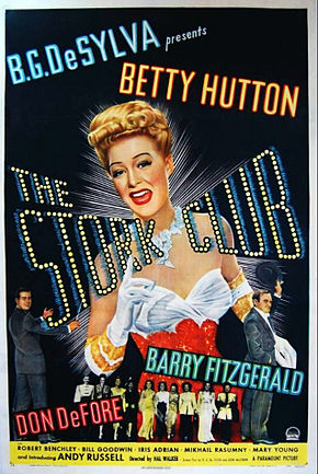 Description de l'image Stork Club poster.jpg.