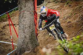 Loïc Bruni à la Coupe du monde 2014.