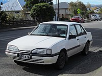 1988 JE Holden Camira SL-X. The previous Camira model in New Zealand was a rebadged Isuzu JJ