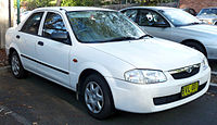 Pre-facelift Mazda 323 Protegé sedan, 1998–2001