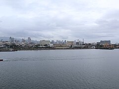 Cebu City skyline Cebu Strait