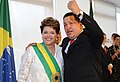 President Rousseff with President Hugo Chávez of Venezuela.