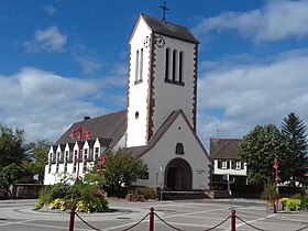 L'église protestante Saint-Michel d'Oberhoffen.