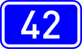 National Road 42 shield