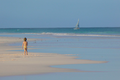 Pink sand beach near Sip Sip's, Harbour Island, Bahamas, looking North.