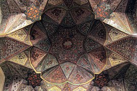 Interior of a ceiling in Hasht Behesht