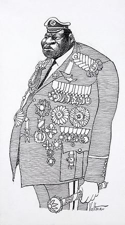 Idi Amin caricature