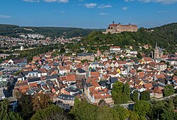 Aerial view of Kulmbach