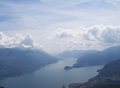 Il Lago di Como visto dal rifugio