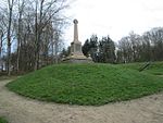 Das dänische Denkmal am Sankelmarker See gegenüber dem Österreicher-Denkmal