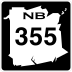 Route 355 marker