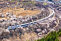 路線：京包線居庸关段 列車：NDJ3型柴油动车组牽引北京市郊铁路S2线