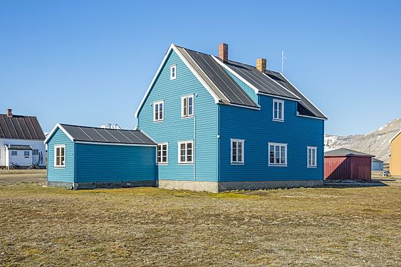 Blue house