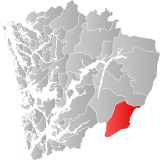 Røldal within Hordaland