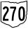 State Route 270 marker