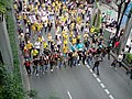 Image 7People's Alliance for Democracy, Yellow Shirts, rally on Sukhumvit Road in 2008. (from History of Thailand)