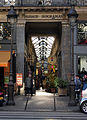 Entrée du passage, boulevard Montmartre.