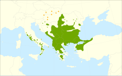 Mapa de distribución