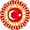 Emblema de la Gran Asamblea Nacional (Türkiye Büyük Millet Meclisi).