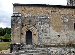 L'entrée de l'église.