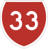State Highway 33 shield}}