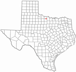 Location of Lakeside City, Texas