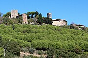 Die Burg Castello di Mongiovino Vecchio