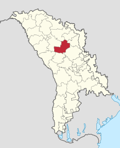 Telenești – Localizzazione