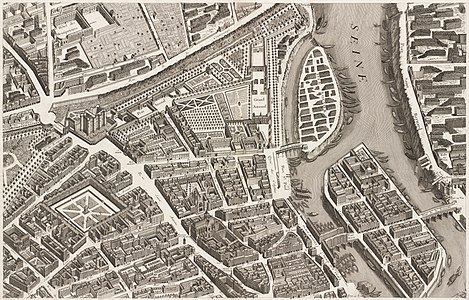 Turgot map of Paris, sheet 6, by Louis Bretez and Claude Lucas