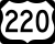 U.S. Highway 220 Alternate marker