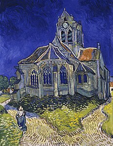 The Church at Auvers, by Vincent van Gogh