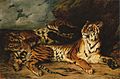 A Young Tiger Playing with its Mother, 1830, লুভ্‌র