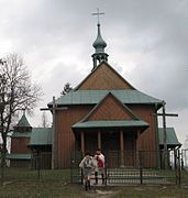 Catholic church in Łosiniec, Poland