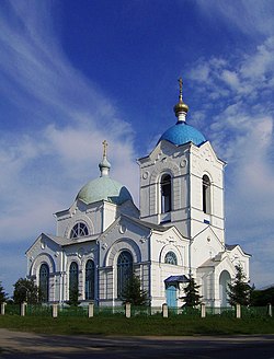 The Church of the Holy Dormition in Verkhnia Syrovatka