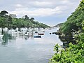 La rivière (ria) de Merrien : le port de Merrien.