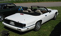 Facelift (post-1991) XJS convertible; note revised rear lights