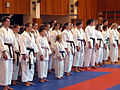 Image 51Karatekas at a dojo with different colored belts (from Karate)