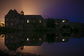 L'abbaye de nuit.