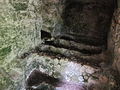 Stone tombs in Aladzha Monastery's catacombs