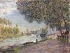 Alfred Sisley, The Port of Moret-sur-Loing, 1884